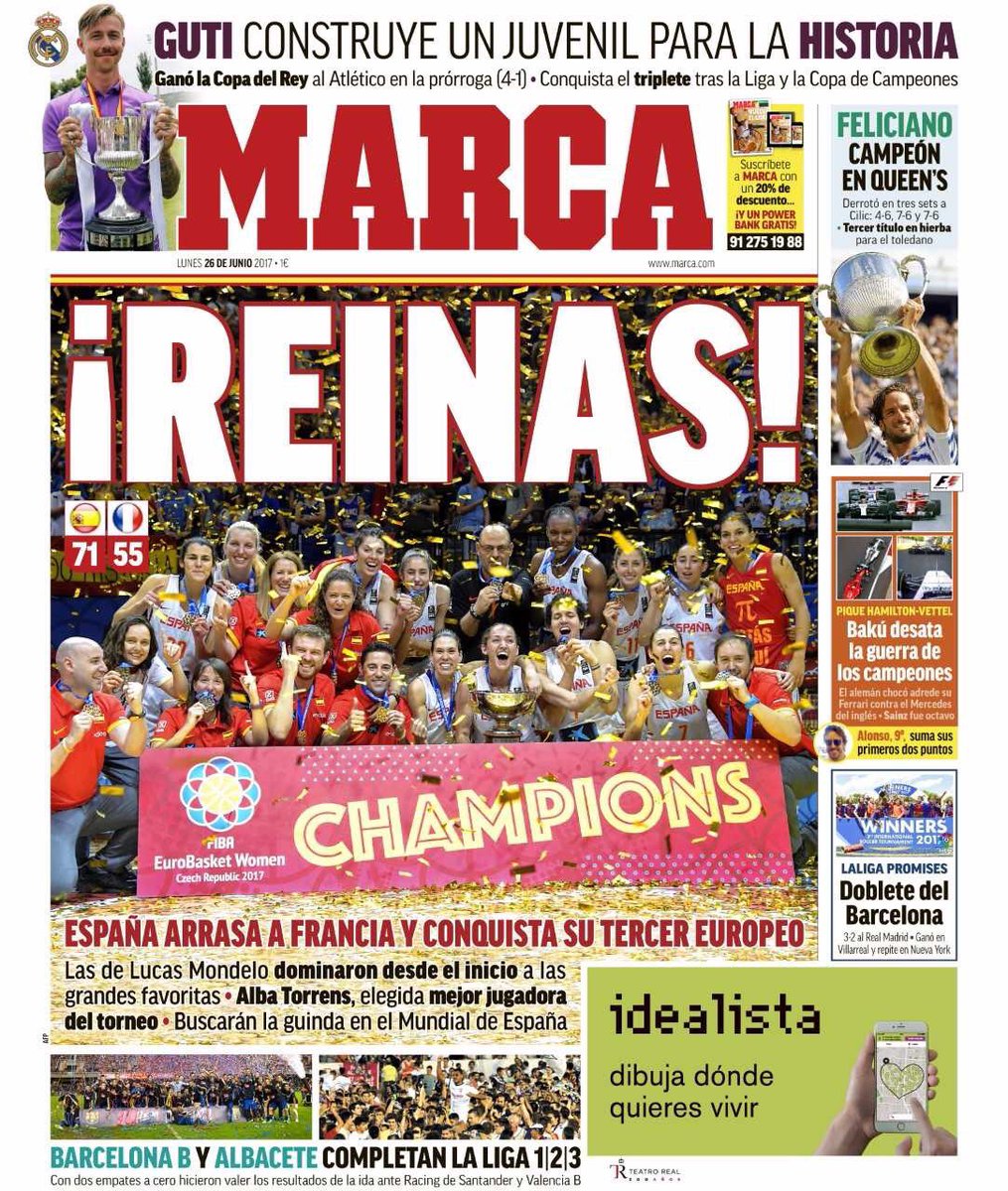 رووپەڕی ئەمڕۆی رۆژنامەی مارکا