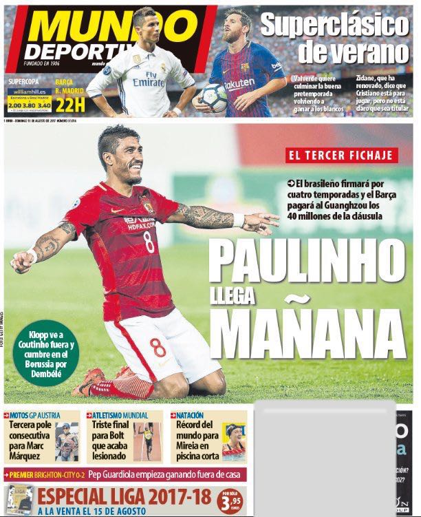 رووپەری رۆژنامەی مۆندۆ دیپۆرتیڤۆ