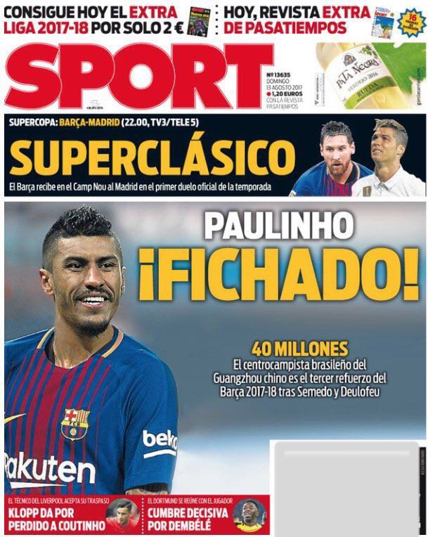 رووپەری ئەمڕۆی رۆژنامەی سپۆرت