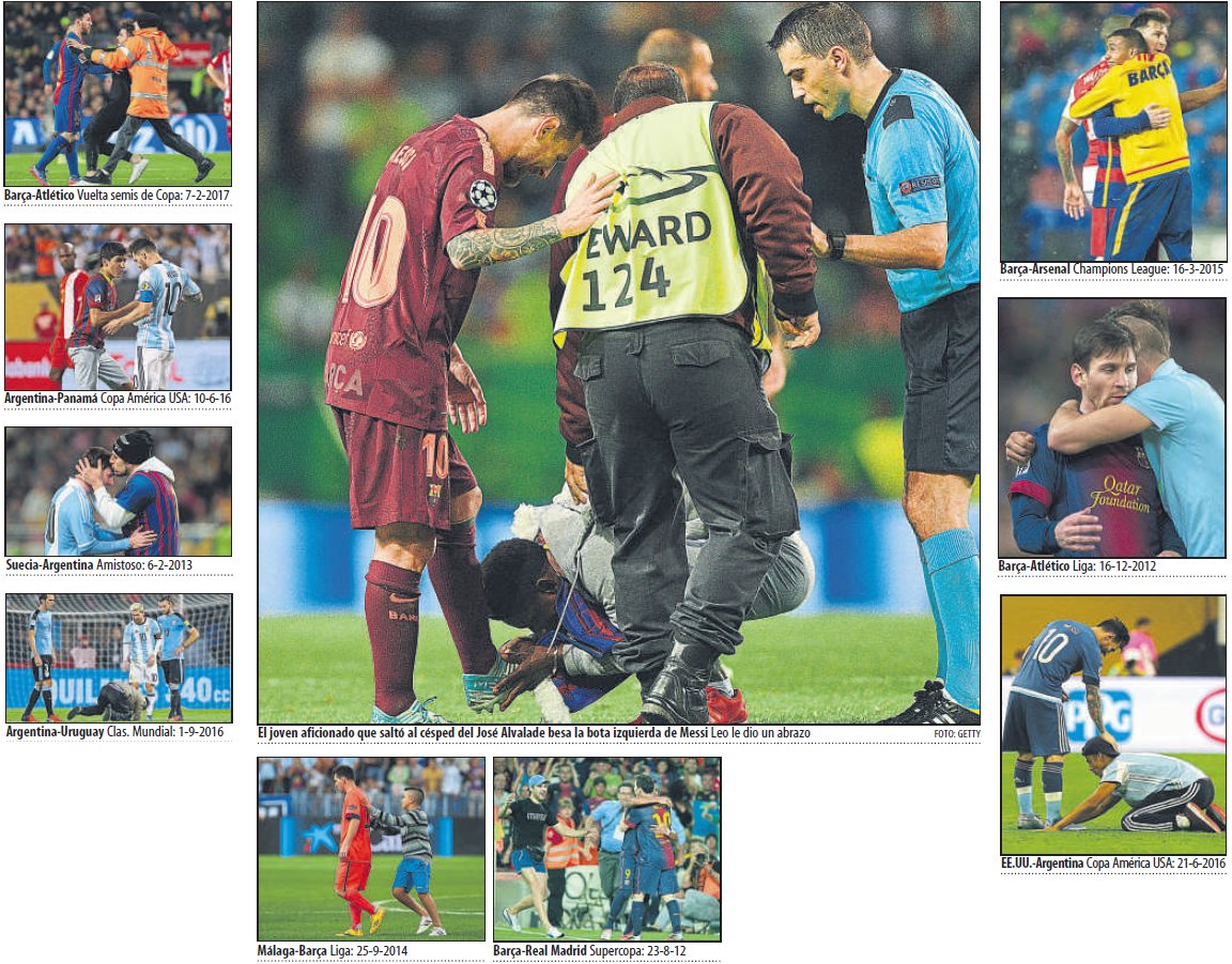 ئەو هاندەرانەی کڕنووشیان بۆ مێسی بردووە