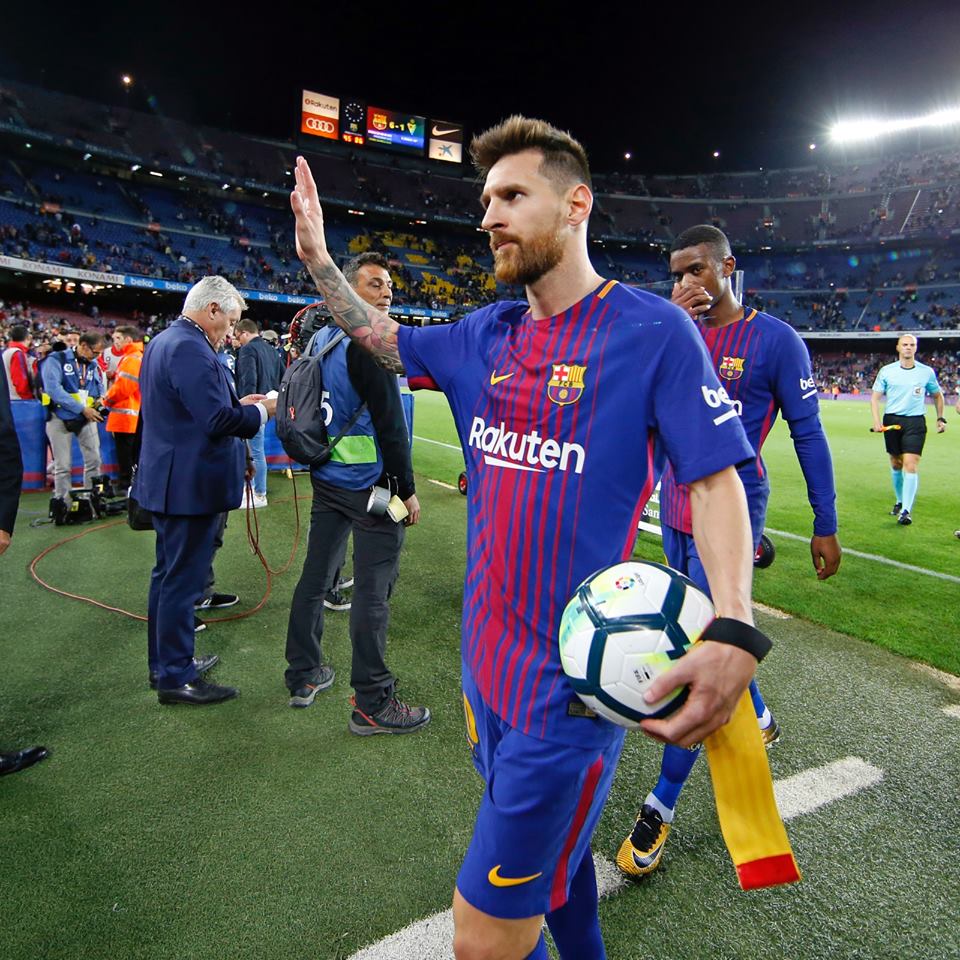 لیۆنێل مێسی دوای کۆتایی هاتنی یارییەکە