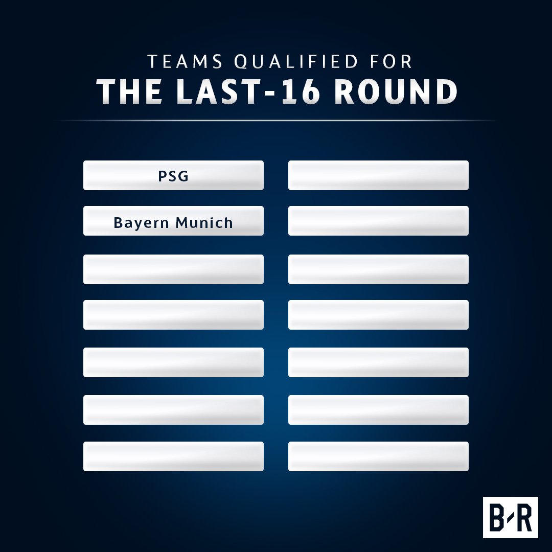 ئەو یانانەی سەرکەوتنیان بۆ قۆناخی 16ی چامپیۆنزلیگ مسۆگەرکردووە