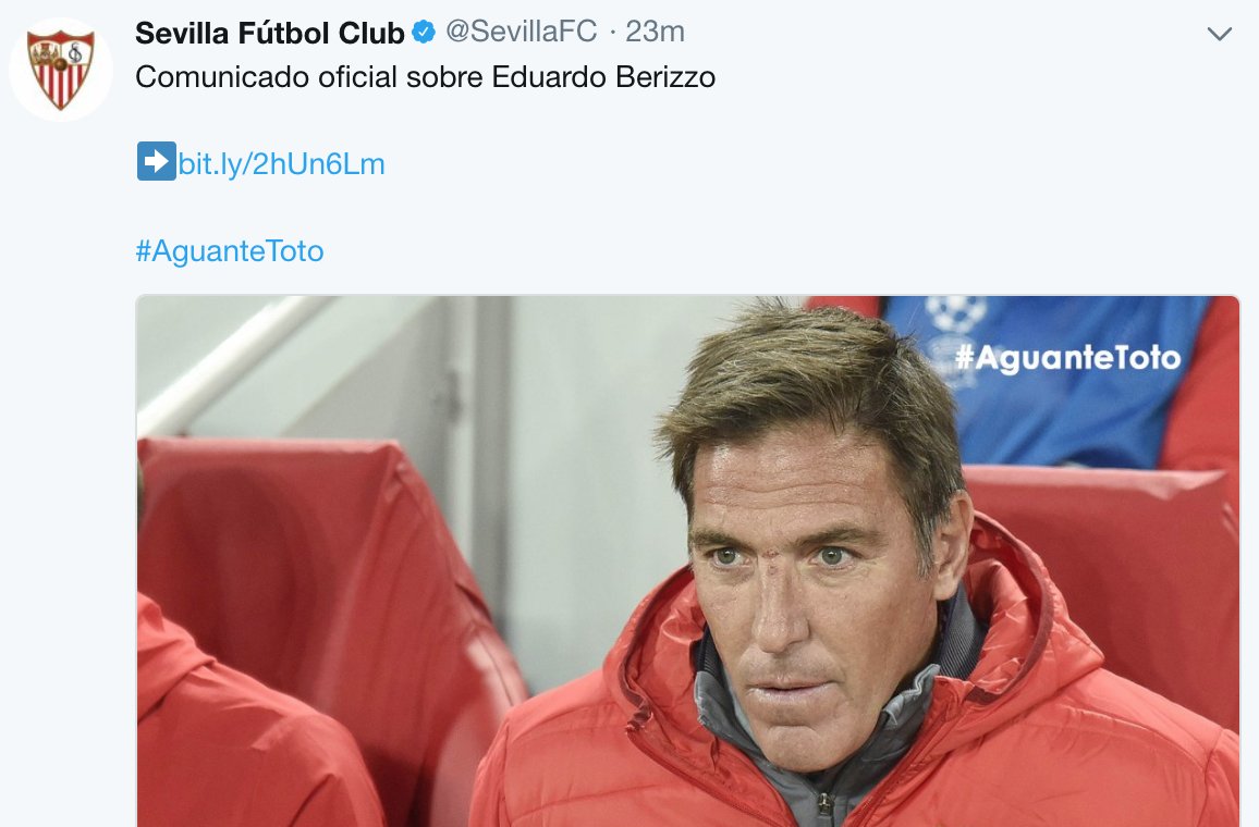 بەیاننامەکەی یانەی سێڤییا لەبارەی شێرپەنجەکەی ئێدواردۆ بێریزۆ