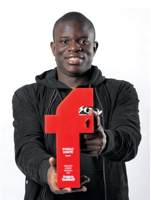 نگۆلۆ کانتی بە باشترین یاریزانی فڕەنسی 2017 دەستنیشانکرا