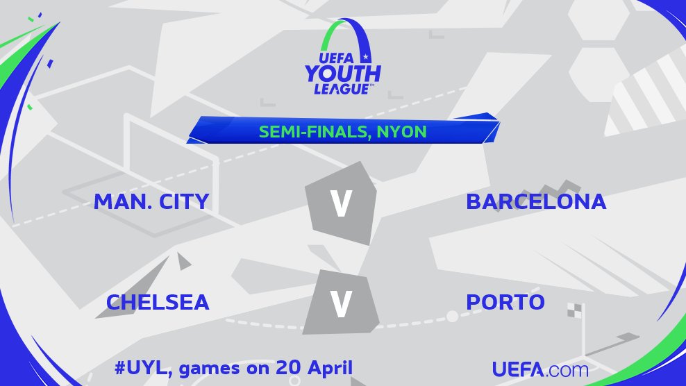 خشتەی یارییەکانی قۆناخی پێشکۆتایی چامپیۆنزلیگی لاوان