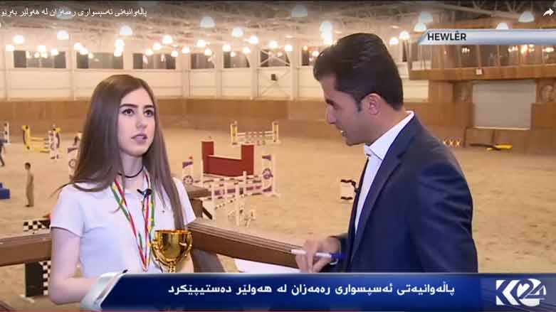 به‌ ڤیدیۆ.. پاڵه‌وانییه‌تییه‌كی ئه‌سپسواری له‌ هه‌ولێر كرایه‌وه‌