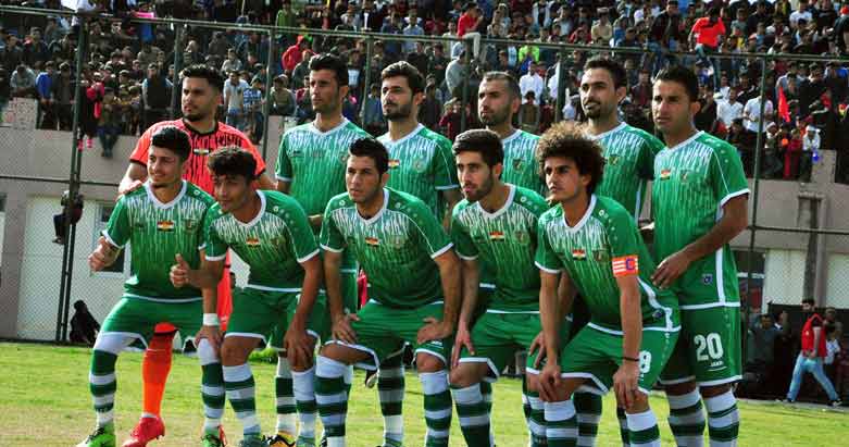 تیپی تۆپی پێی یانه‌ی پێشمه‌رگه‌ی سلێمانی بۆ به‌شداریكردن له‌ خولی پله‌یه‌كی كوردستان. فۆتۆ: كارزان ره‌شید