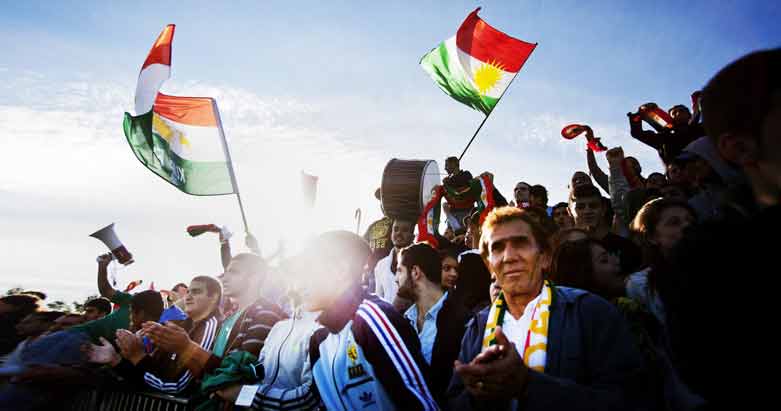 رۆژنامه‌یه‌كی بریتانیا: یانه‌یه‌ك له‌ جیهان نوێنه‌رایه‌تی 40 ملیۆن كورد ده‌كات
