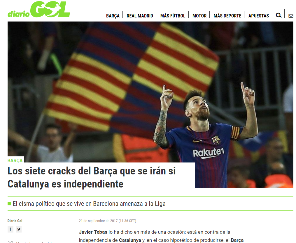 رۆژنامەی گۆڵی ئیسپانی