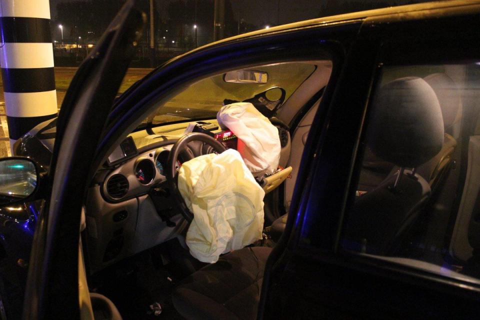 ئۆتۆمبێڵەکەی ئەگوێرۆ دوای رووداوەکە