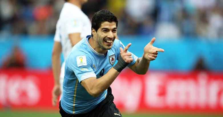 لویس سوارێز هێرشبه‌ری ئوروگوایی