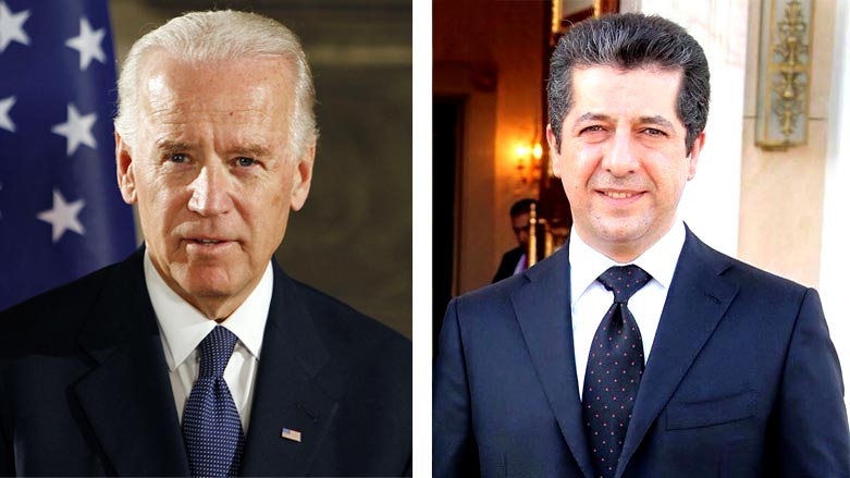 Mesrur Barzani, Joe Biden ile bir araya geldi