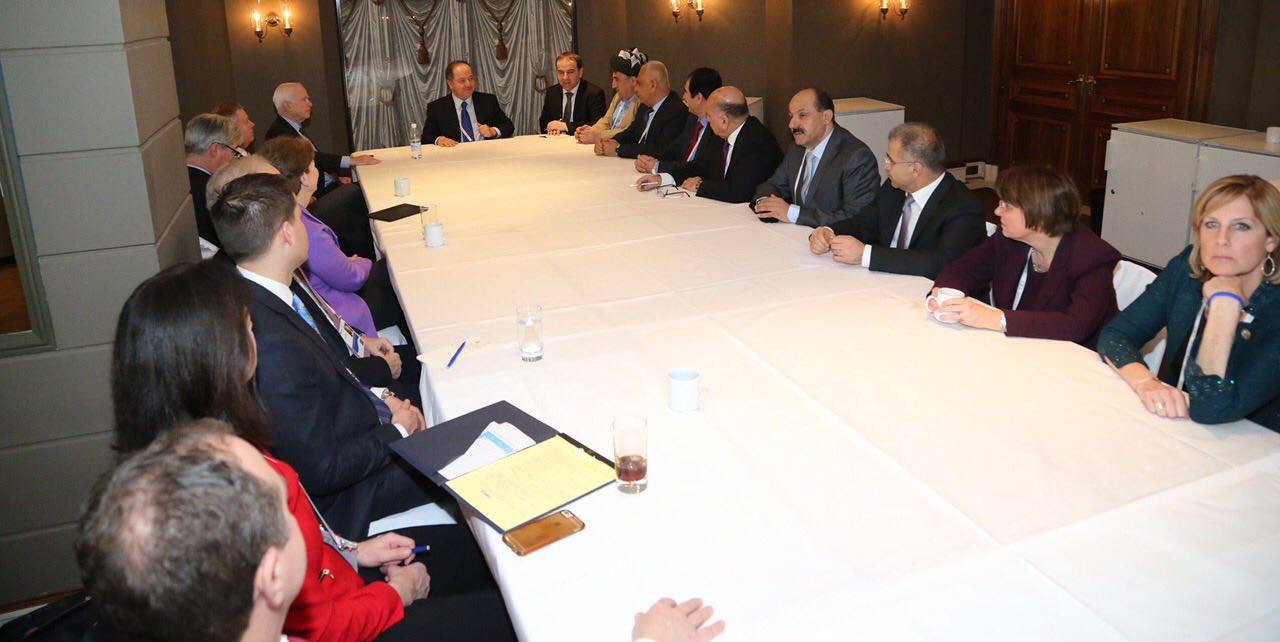 Barzani, ABD Senatosundan bir heyetle toplantı gerçekleştirdi.