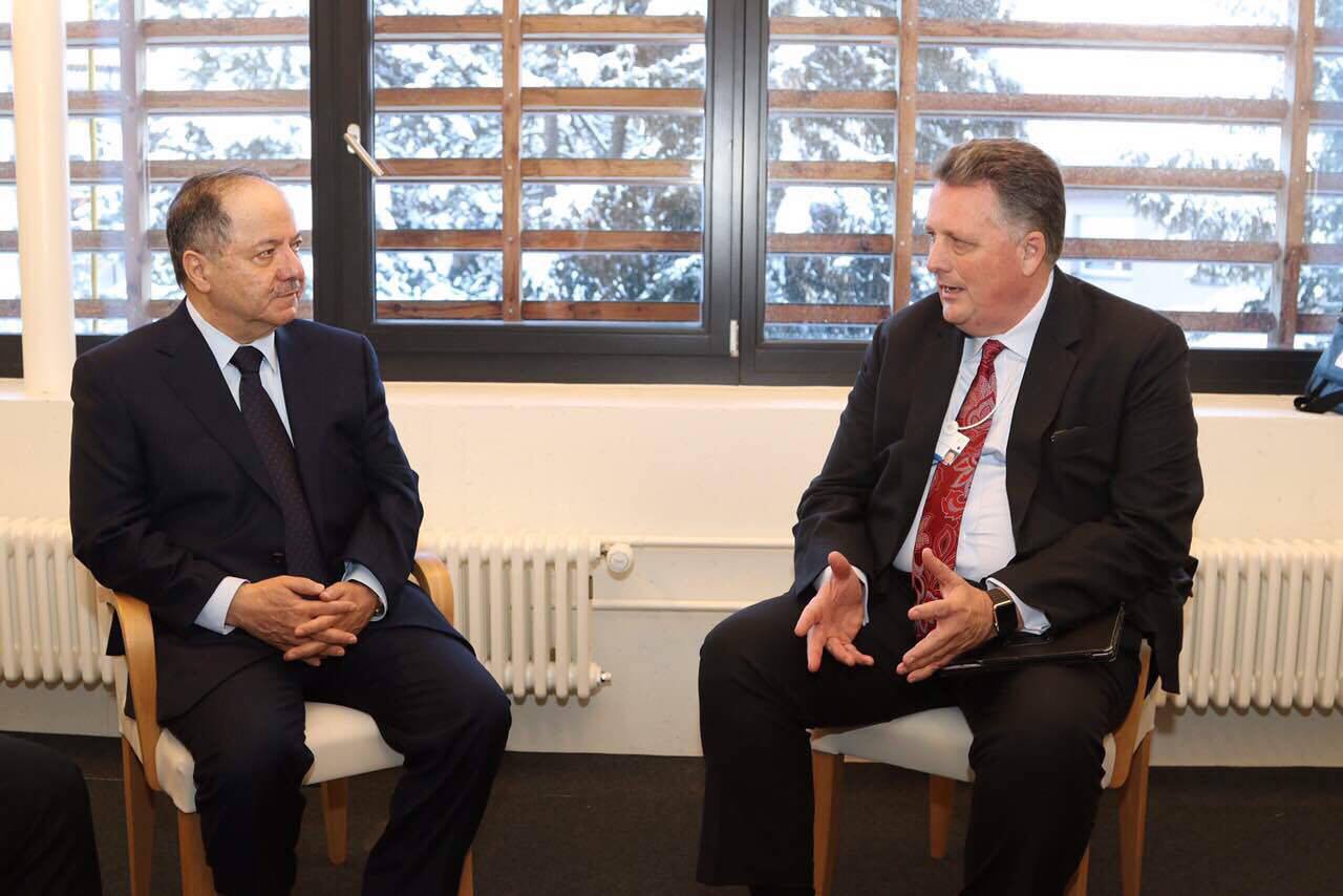 FOTO- Barzani’nin Davos temasları sürüyor: Biden’a davet