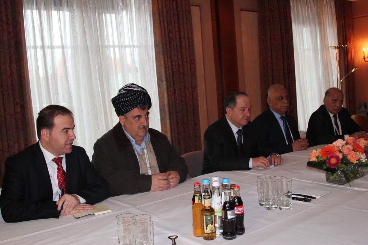 Barzani, Almanya Sosyal Demokrat Parti politikacılarından oluşan bir heyeti kabul etti.