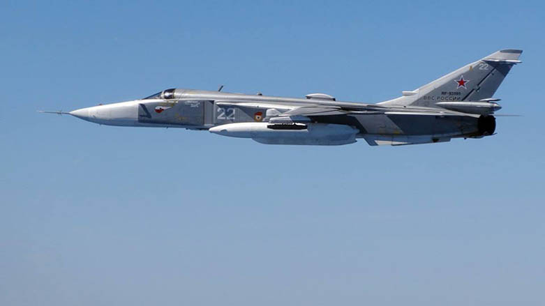Suriye'de Rusya'ya ait Su-24 savaş uçağı düştü