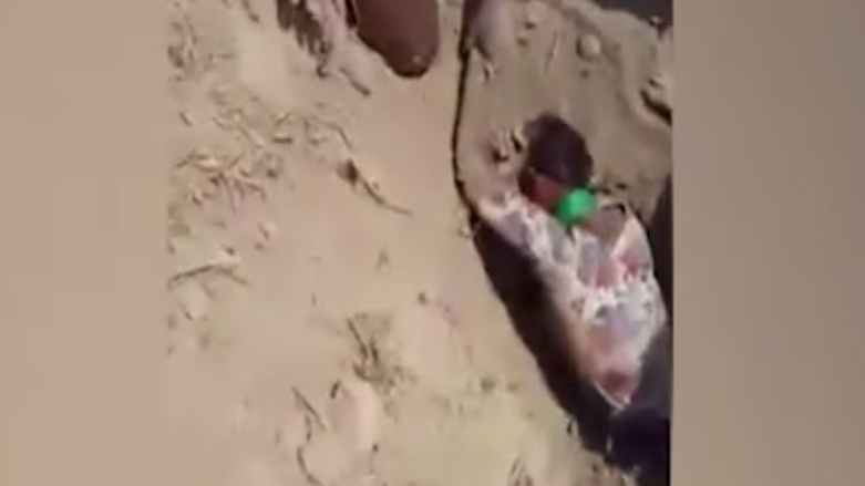 Video- Diri diri toprağa gömüldü, 2 saat sonra böyle kurtarıldı