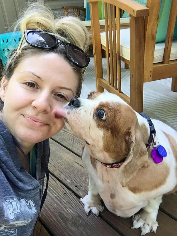 Obez köpek Abby, yüzdü, diyet yaptı ve eski formuna girdi