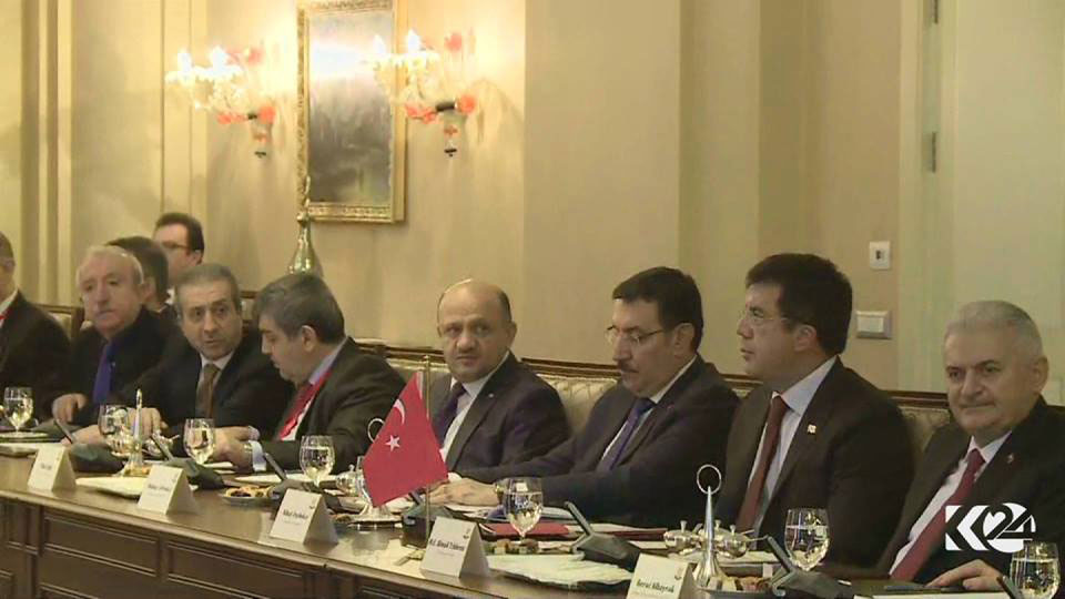 Neçirvan Barzani ve Binali Yıdırım görüşmesi başladı