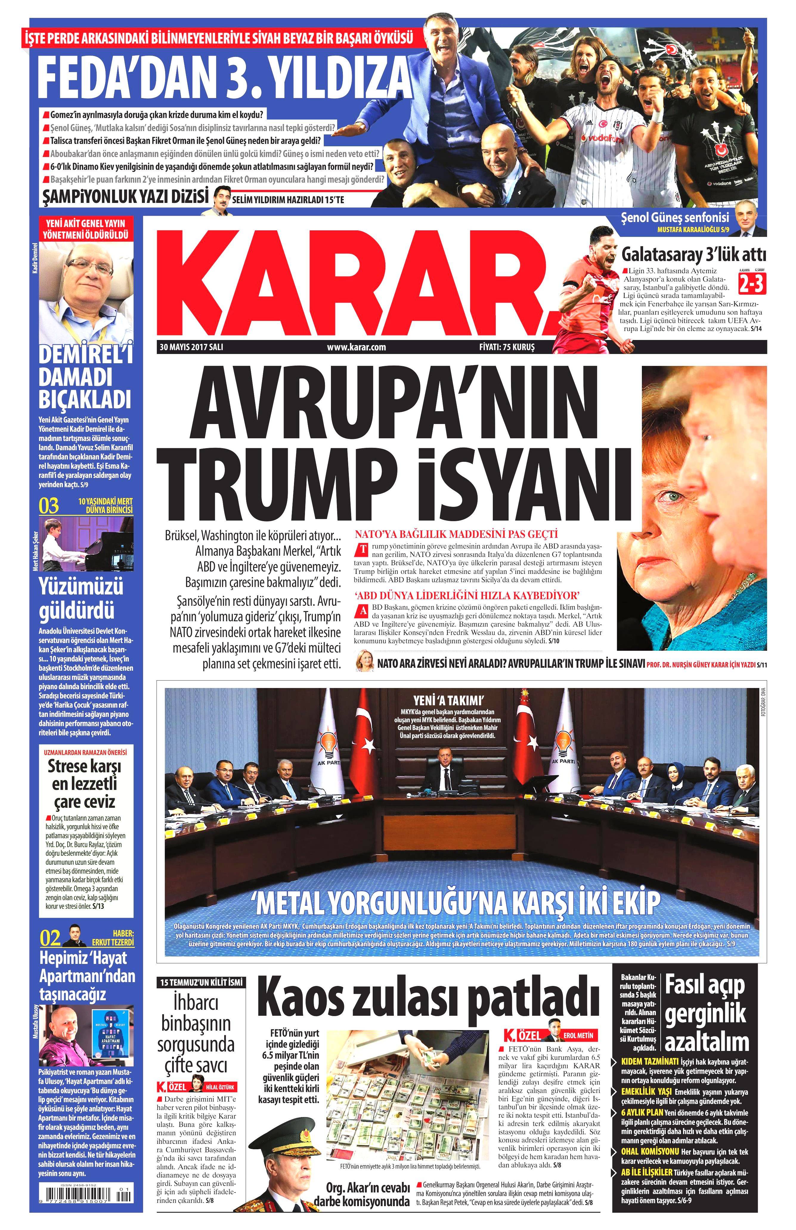 Türkiye manşetleri; 15 Temmuz raporunda cemaatlere kontrol vurgusu
