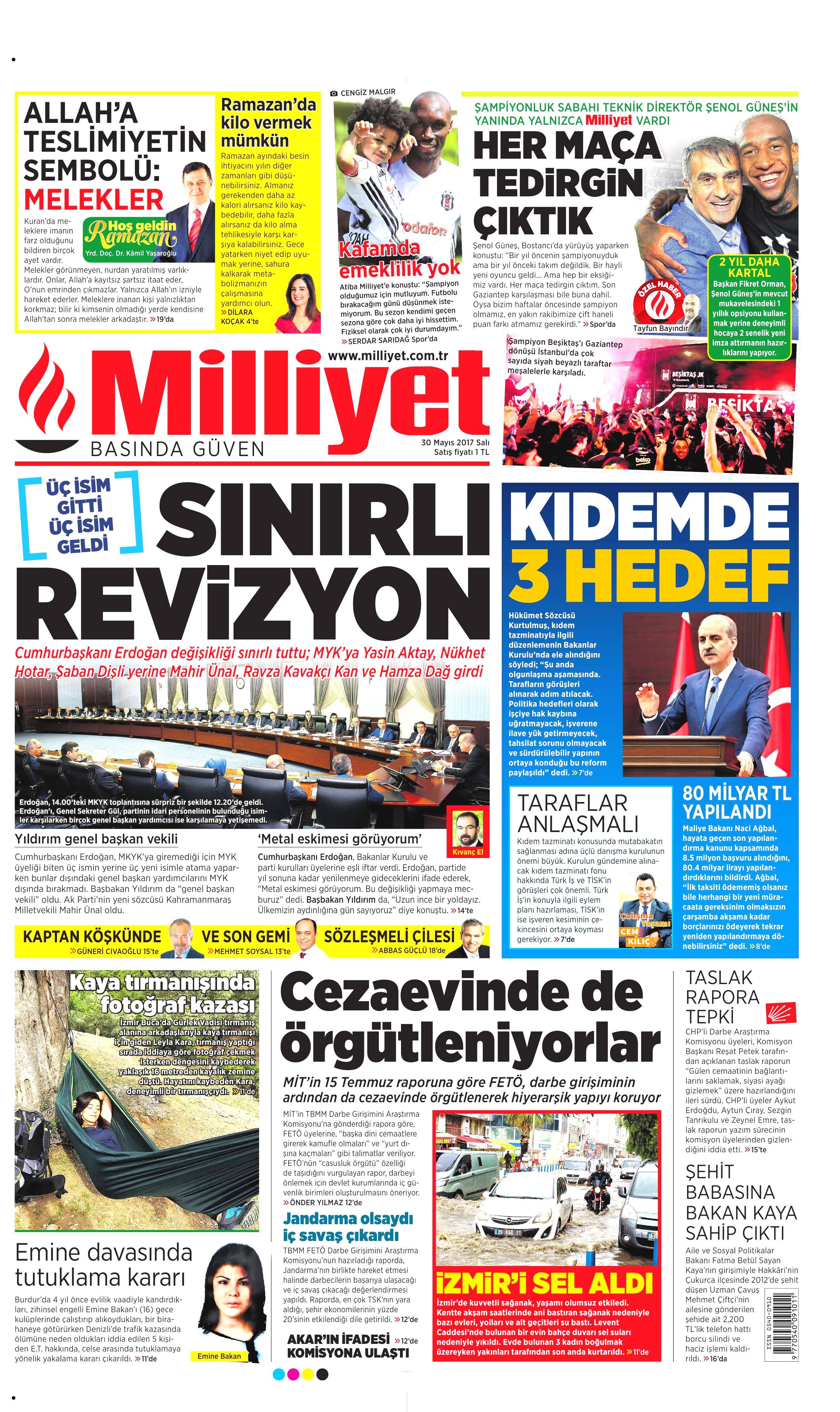 Türkiye manşetleri; 15 Temmuz raporunda cemaatlere kontrol vurgusu