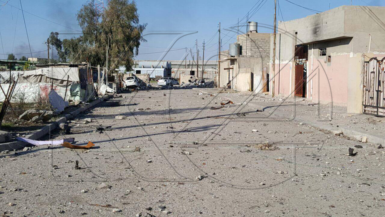 Foto- Musul’da yeni kurtarılan mahalleler tam bir viranhane…