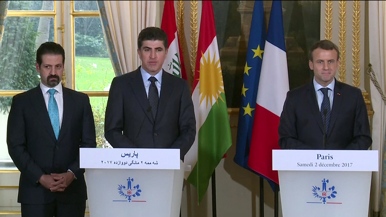 Elysee Sarayı’nda ortak basın toplantısı