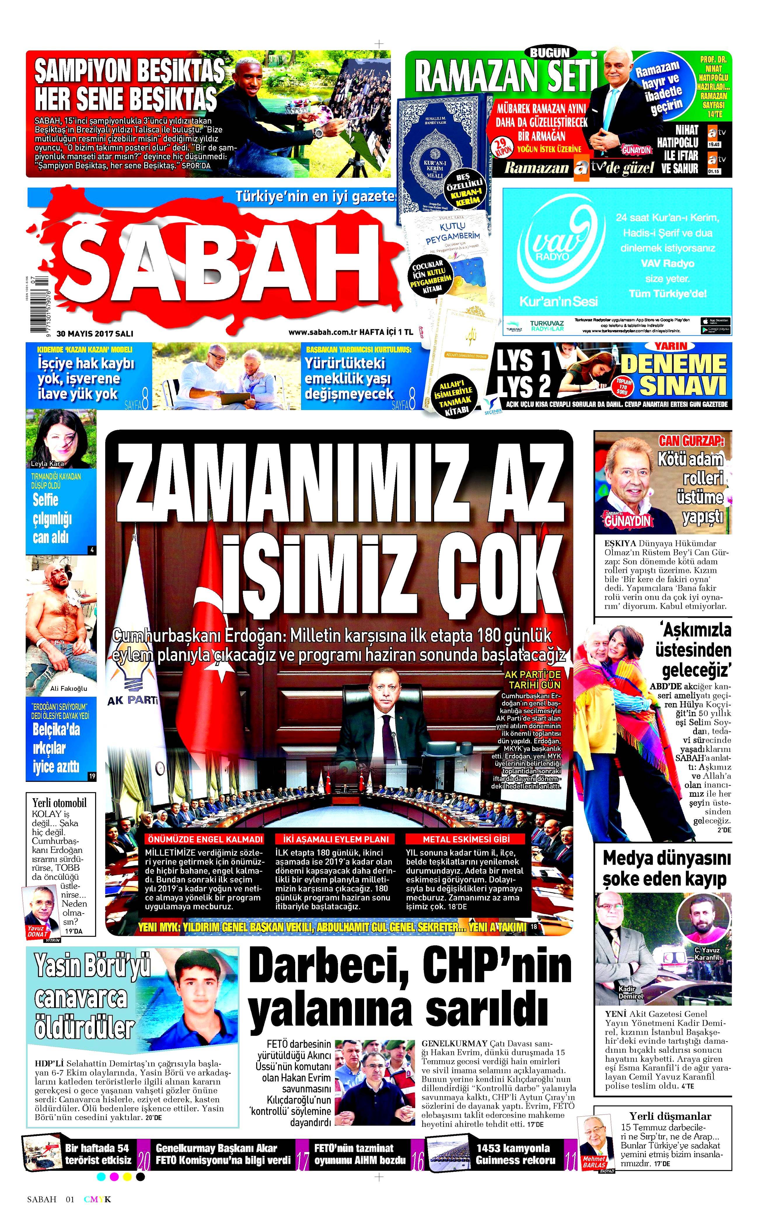 Türkiye manşetleri; 15 Temmuz raporunda cemaatlere kontrol vurgusu