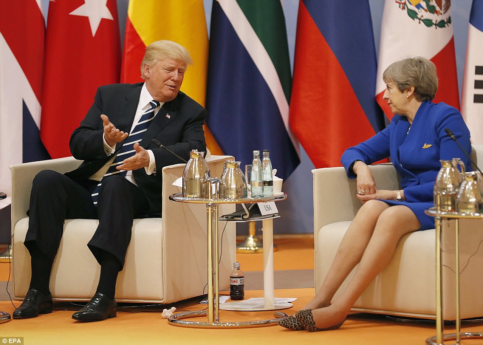 Trump ve Theresa May