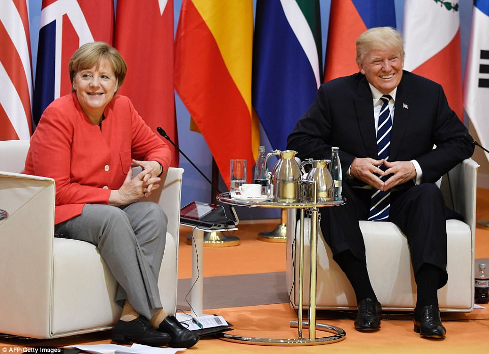 Trump ve Merkel