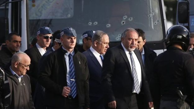 İsrail Başbakanı Benjamin Netanyahu olay yerinde