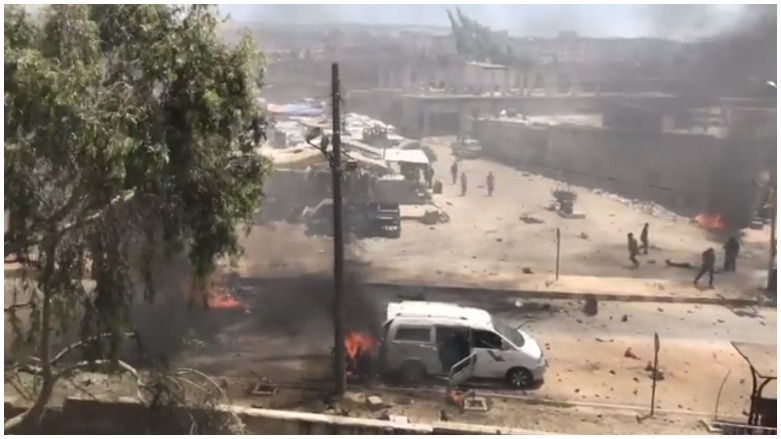 FLAŞ - Afrin'de büyük patlamalar!