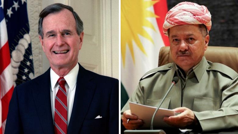 Başkan Barzani’den Bush için taziye mesajı
