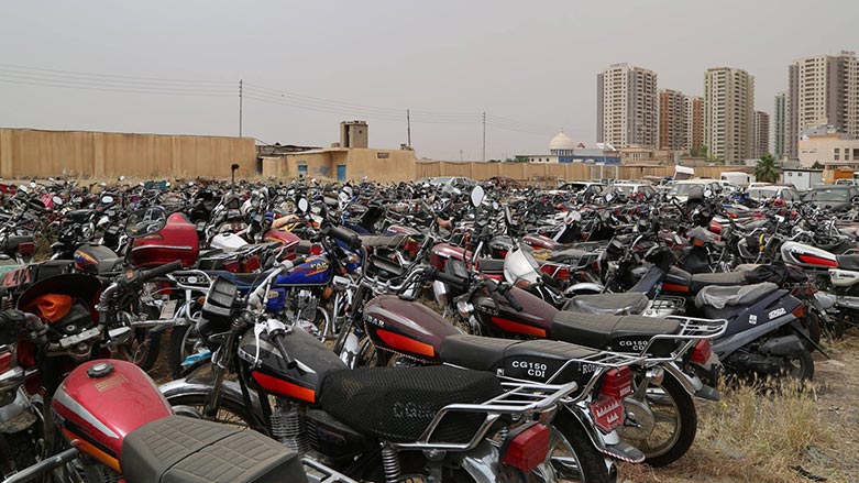 ERBİL - 500 motosiklete stop!