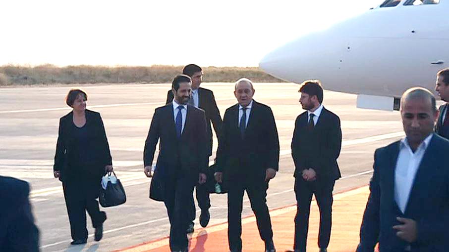Fransa Dışişleri Bakanı Erbil'de