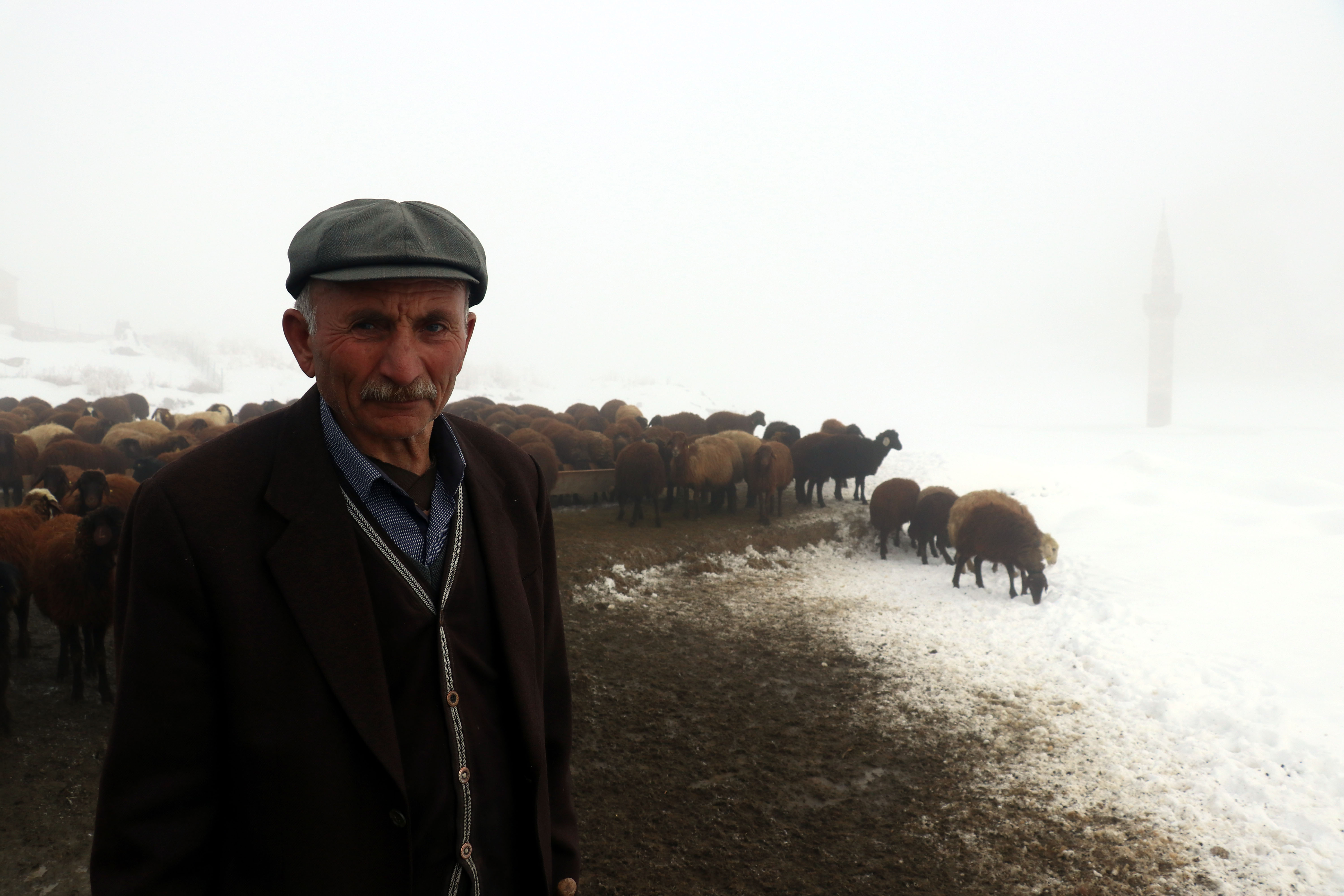 FOTO – Ağrı’dan kar manzaraları 