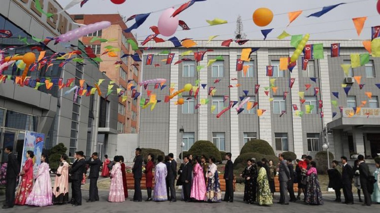 Kuzey Koreliler sandık başında