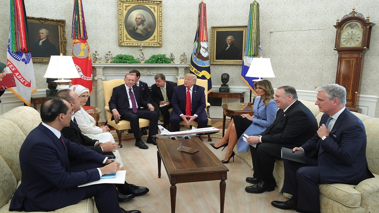 Trump Erdoğan'la görüştü