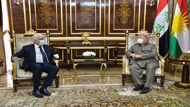 Başkan Barzani Irak’ın üst düzey askeri heyetiyle görüştü