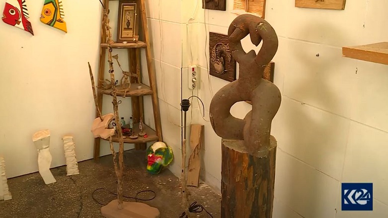 Diyarbakırlı heykeltıraş 3 ay sonra kolları sıvadı