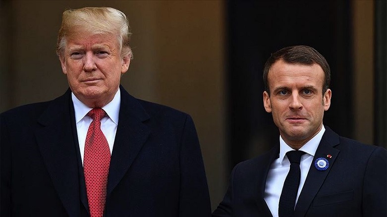Trump ve Macron'dan Doğu Akdeniz mesajı