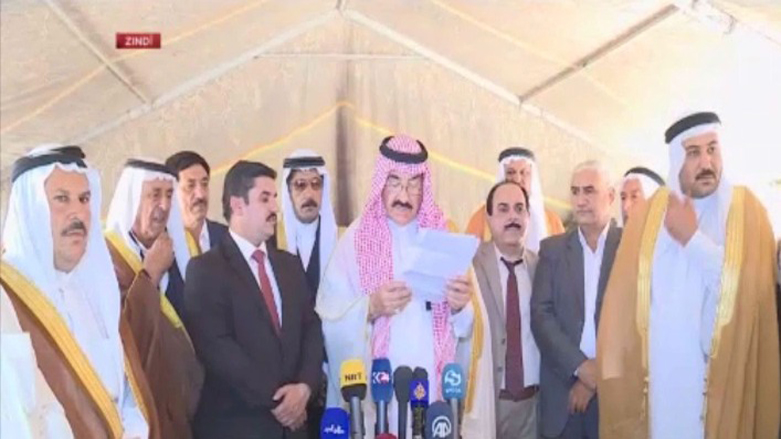 Arap aşiretlerinden Kürdistan'a destek