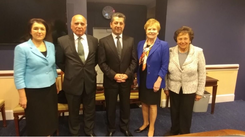 Mesrur Barzani, ABD Kongresi üyeleriyle bir araya geldi