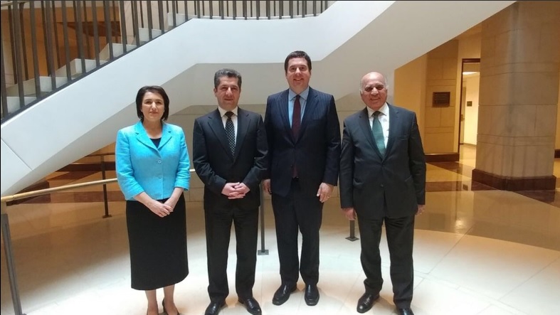 Mesrur Barzani, ABD Kongresi üyeleriyle bir araya geldi