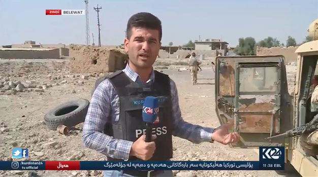 Irak Ordusu Belawat Köyü'ne girdi, K24 görüntüledi