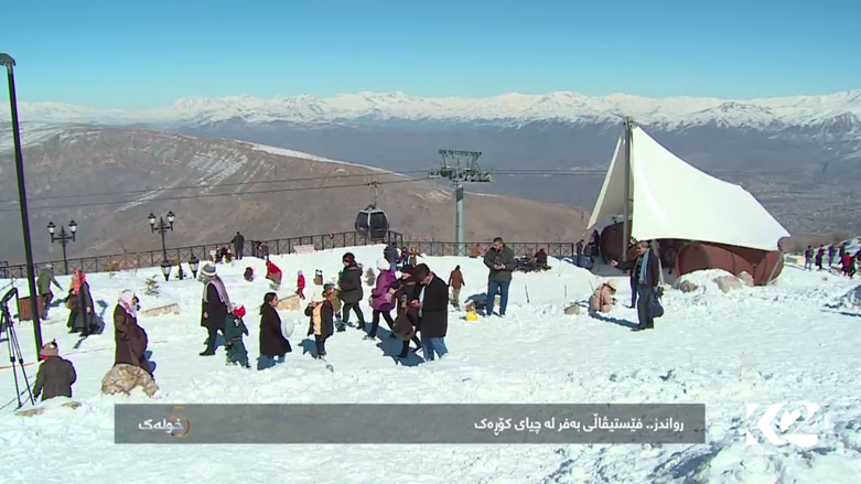 رواندز .. فێستیڤاڵی بەفر لە چیای کۆڕەک