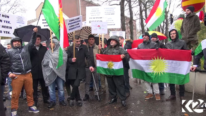 فینلەندا – هێلسنکی - شەرمەزارکردنی هێرشی حەشدی شەعبی بۆ سەر کوردستان