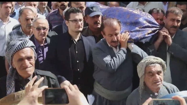 رێوەڕەسمی بەخاکسپاردنی محەمەد ساڵح ئیبراهیمی لە مەهاباد