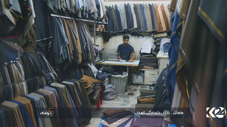 هەولێر .. بازاڕی جلوبەرگی کوردی