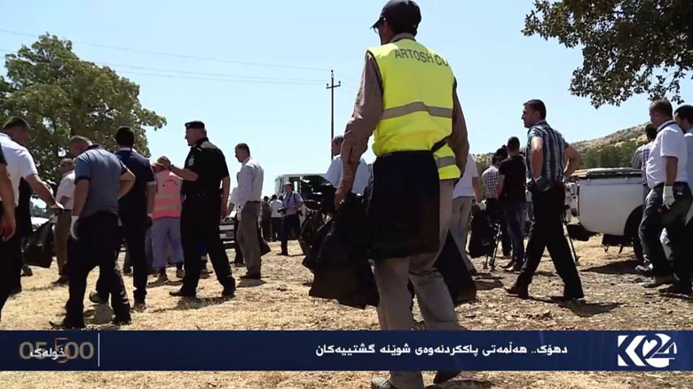 دهۆك .. هەڵمەتى پاككردنەوەى شوێنە گشتييەكان
